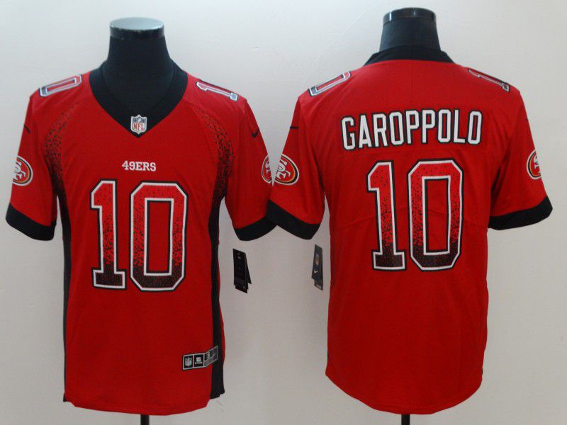 Men San Francisco 49ers #10 Garoppolo Red Nike Drift Fashion Limited NFL Jersey